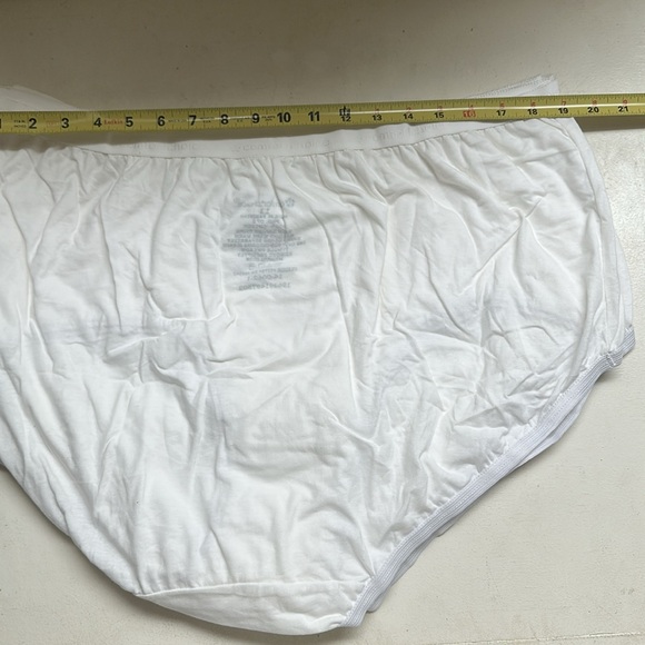 White Cotton Panties size 2X. Two pack of 5 = 10 pair - Picture 5 of 6